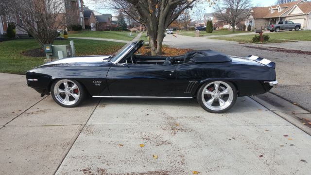1969 Chevy Camaro Convertible Triple Black MINT CONDITION 1969 Chevrolet Camaro SS