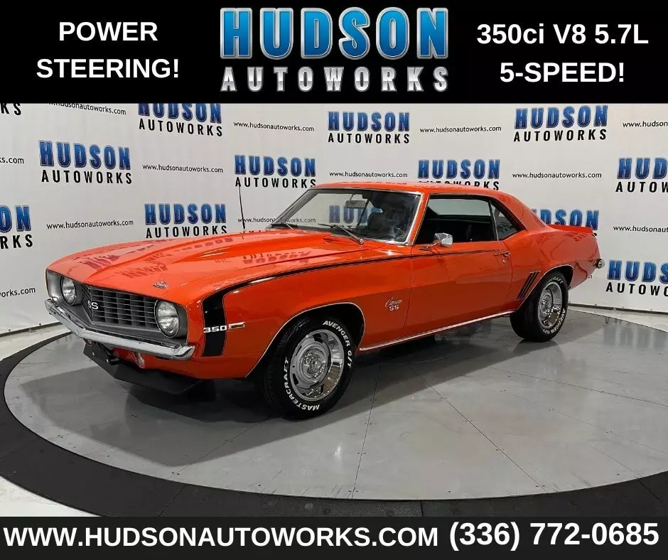 1969 Chevy Camaro! Hugger Orange! 350v8! 5 Speed Manual! Hounds Tooth Seats! 1969 Chevrolet Camaro 350