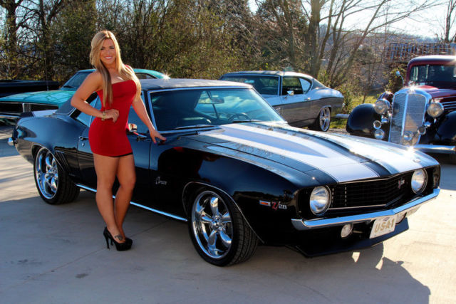 1969 Chevy Camaro LS Tremec 6 Speed Resto Mod 4WPDB PS AC Rotiss Resto 1969 Chevrolet Camaro