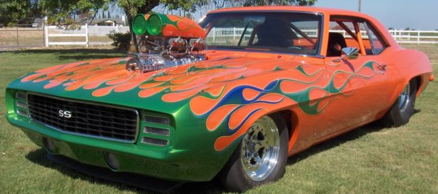 1969 Chevrolet Camaro Rally Sport Pro Street 565 Ci 1200 HP - photo 2