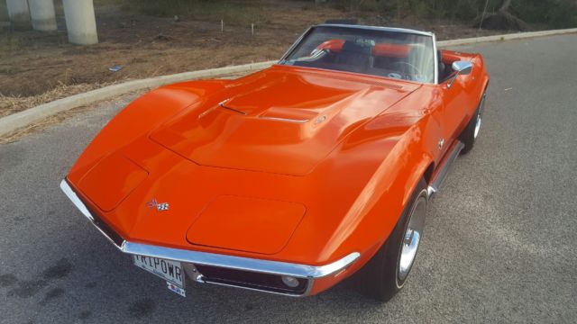 1969 Chevy Corvette Numbers matching 427cid tripower 1969 Chevrolet Corvette