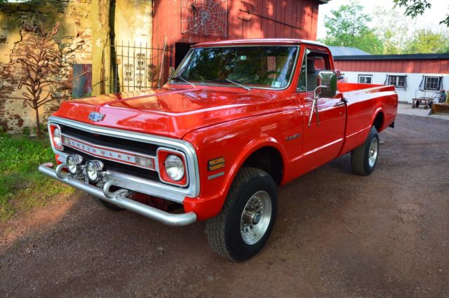 1969 Chevy K-20, 4X4 Pickup 350 / 4 bolt Cab off restored with new LMC 8 ft. bed 1969 Chevrolet C/K Pickup 2500 Stainless Steel
