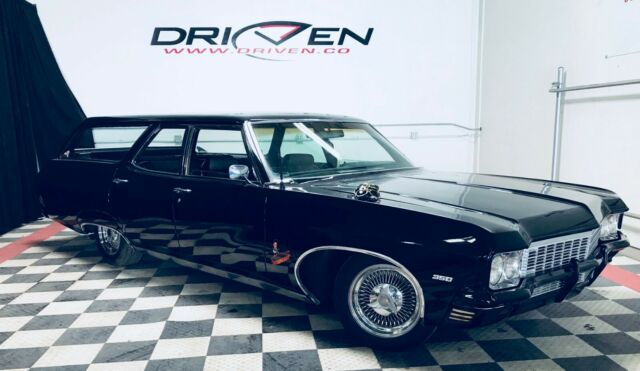 1969 Chevy Kingswood 9 passenger Long Roof wagon is a Hot Rod 1969 Chevrolet Caprice Kingswood