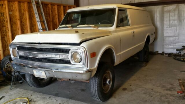 1969 chevy panel truck 4x4 with cummins 6bt diesel engine 1969 Chevrolet Panel truck