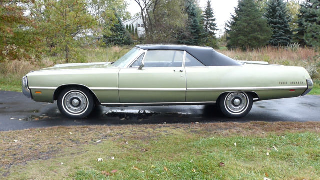 1969 CHRYSLER 300 440 Big Block CONVERTIBLE ONE OF 1,933 PRODUCED Survivor 4bbl 1969 Chrysler 300 Series Bucket Seats