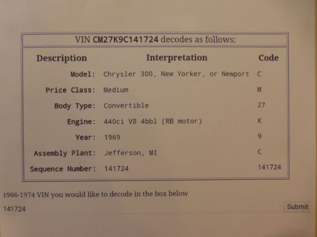 1969 Chrysler 300 Series Bucket Seats - photo 4
