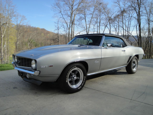 1969 Convertible Camaro Protecto Plate and Jerry MacNeish Certified 1969 Chevrolet Camaro