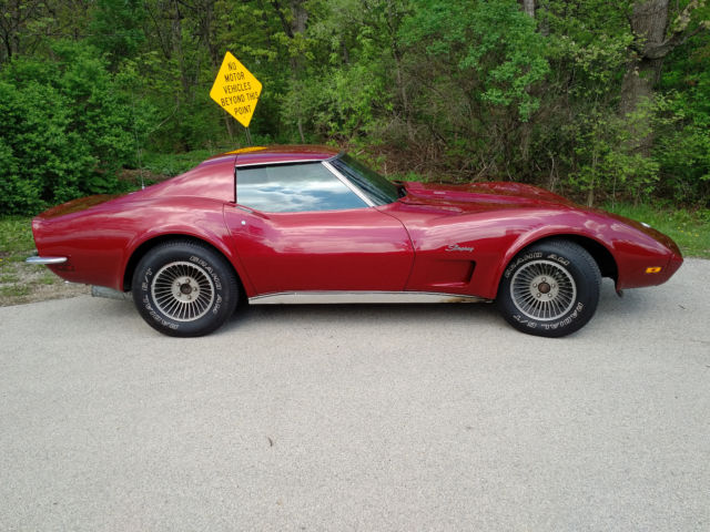 1969 Corvette 350 Automatic With 1973 Front Clip & Cowl Hood 1969 Chevrolet Corvette Chrome