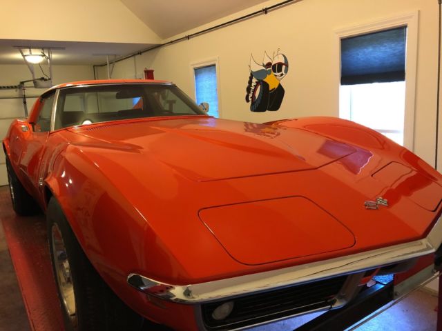 1969 Corvette 350/350hp, 4 Speed, Monaco Orange, Matching #s! 1969 Chevrolet Corvette T Top Coupe