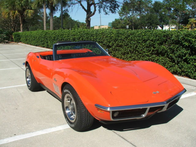 1969 Corvette Convertible 4-speed 1969 Chevrolet Corvette covertible
