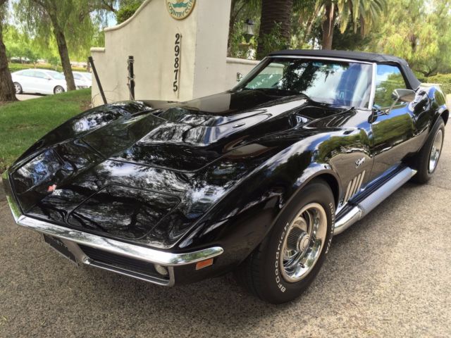 1969 CORVETTE CONVERTIBLE L46 4 SPEED NO RESERVE! 1969 Chevrolet Corvette CONVERTIBLE L46 350HP