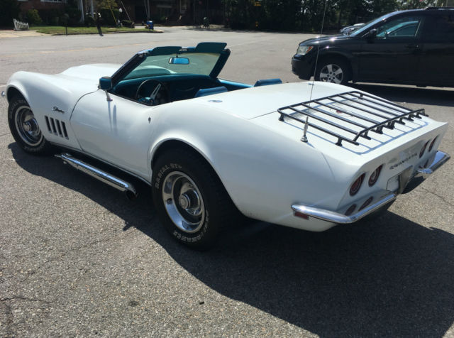 1969 Corvette Convertible * Matching #* NO RESERVE* 4Speed * 2 Tops * Side Pipes 1969 Chevrolet Corvette