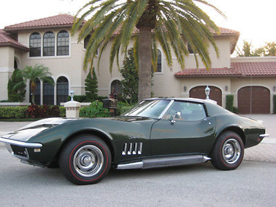 1969 CORVETTE COUPE-400 HP-TRIPOWERED-14,805 MILES-NCRS GRADED-FACTORY A/C-WOW ! 1969 Chevrolet Corvette ONE OF A KIND-TOTAL RESTORATION-14,805 ORIGINAL MI