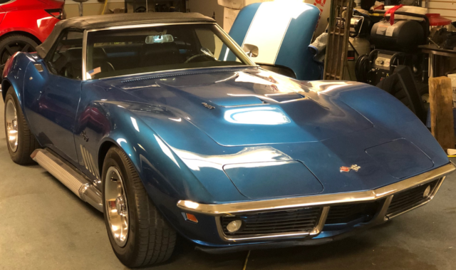 1969 Corvette Stingray 427 V8 Convertible Matching #’s 4 spd Fact A/C Cali Car 1969 Chevrolet Corvette Stingray