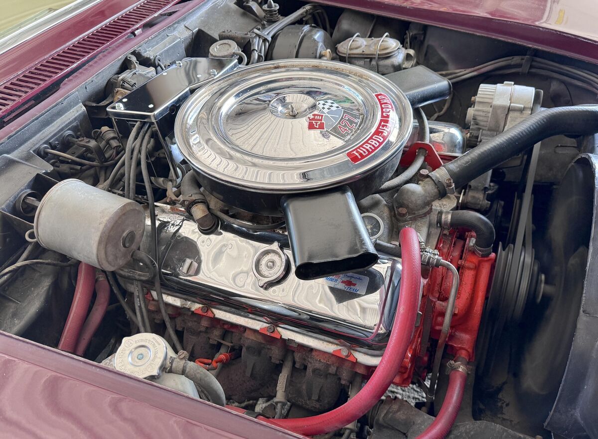 1969 CHEVROLET T-TOPS CORVETTE 427 4SPD NUMBERS MATCHING PS PDB - photo 4