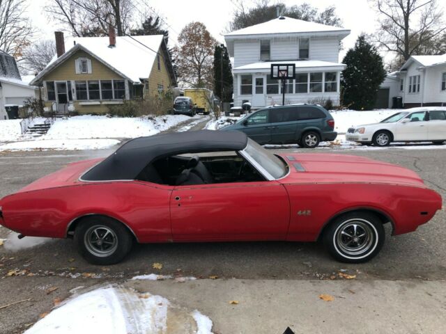 1969 CUTLASS 442 CONVERTIBLE MATCHING NUMBERS CAR RARE REAL 344 CAR 1969 Oldsmobile 442 CONVERTIBLE