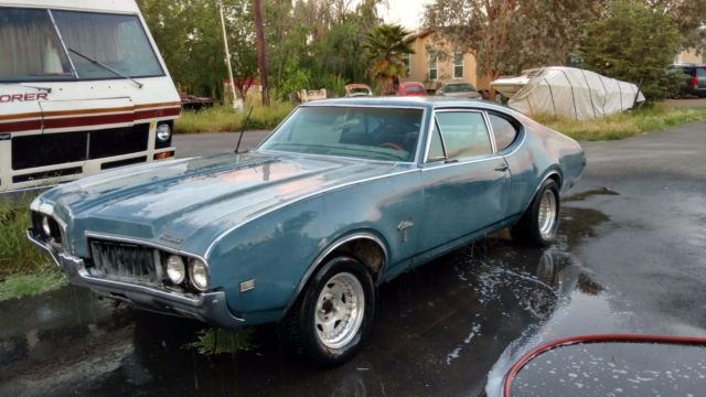 1969 Cutlass S Coupe Roller, complete minus engine, perfect project car 1969 Oldsmobile Cutlass S Coupe
