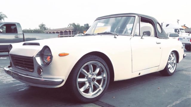 1969 Datsun Roadster 1600 Fairlady with Miata 1.6 engine swap white SPL311 1969 Datsun Other Roadster 1600 SPL311