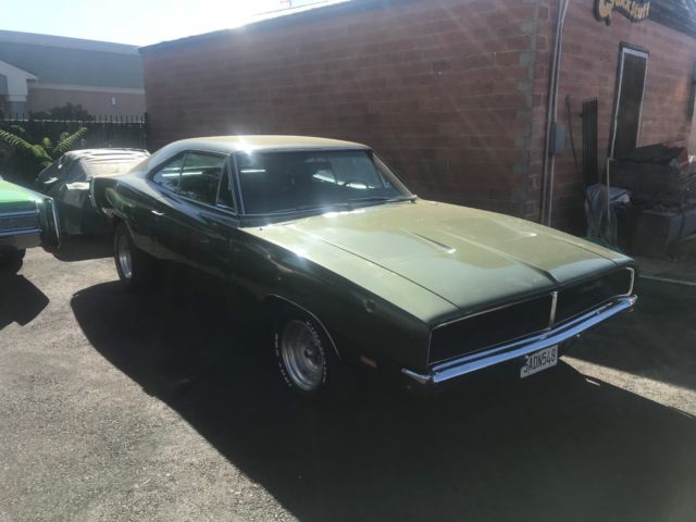 1969 Dodge Charger 318 car f8 green 1969 Dodge Charger