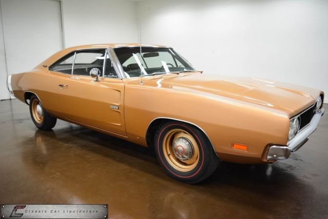 1969 Dodge Charger 500 Hemi 4 Speed 10040 Miles Light Bronze Metallic 426 Hemi 1969 Dodge Charger 500 Hemi 4 Speed