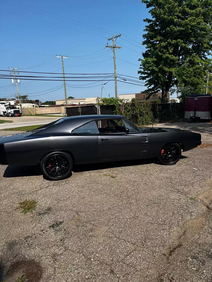 1969 Dodge Charger Coupe Grey Black 1969 Dodge Charger Black