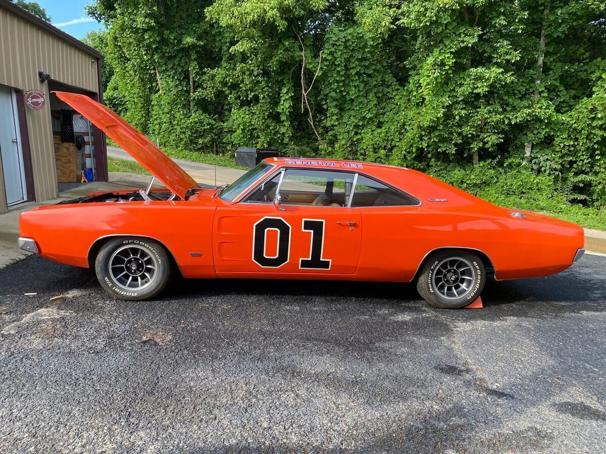 1969 Dodge Charger Coupe Orange RWD Automatic 1969 Dodge Charger