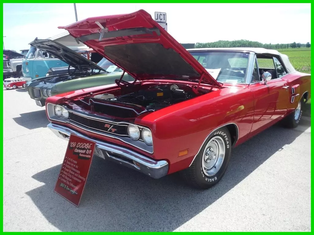1969 Dodge Coronet (1 of 43) 440 Magnum V8 69,000 Miles 1969 Dodge Coronet R/T Convertible Stock#9701928