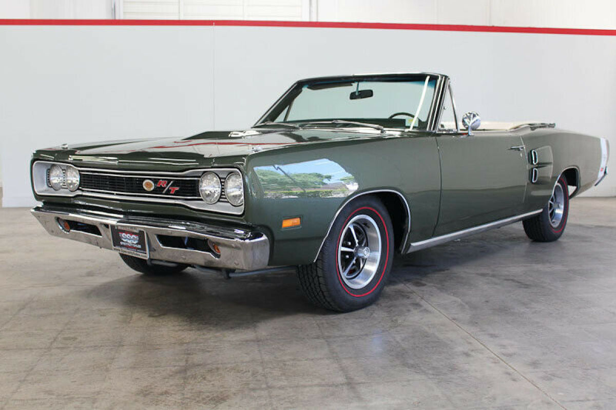 1969 Dodge Coronet 49622 Miles Dark Green Metallic Convertible 1969 Dodge Coronet