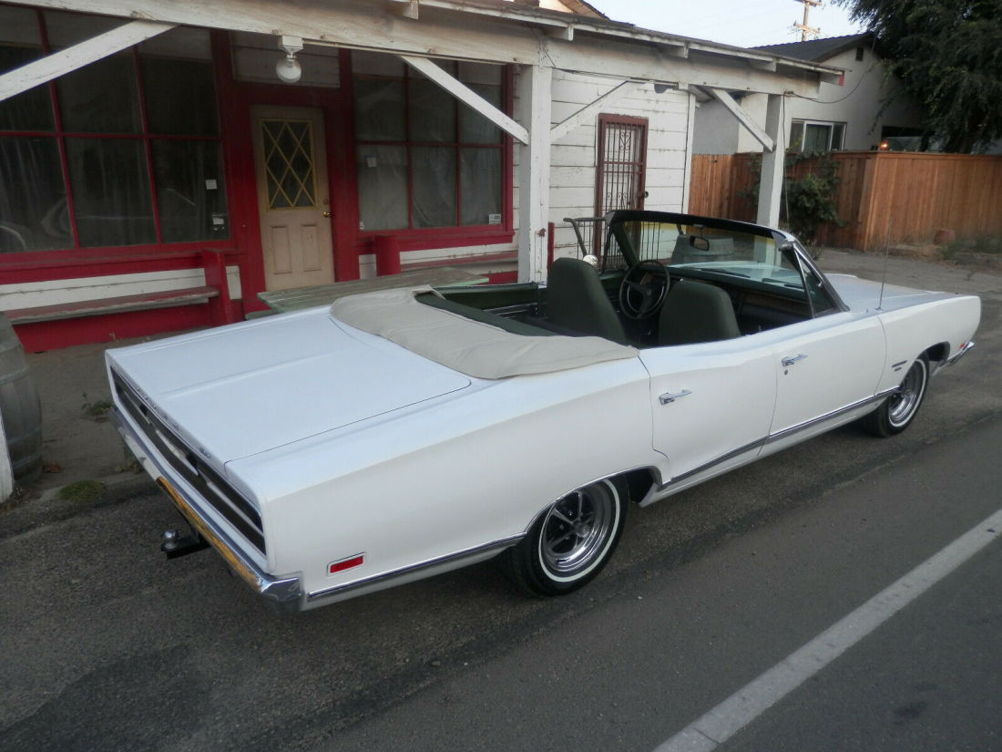 1969 DODGE CORONET 500 CUSTOM CHOP TOP "CONVERTIBLE" V-8 AT CALIF ORIGINAL MOPAR 1969 Dodge Coronet 500