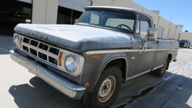 1969 Dodge Other Pickups D200 CAMPER SPECIAL CUSTOM 318 V8! - photo 2
