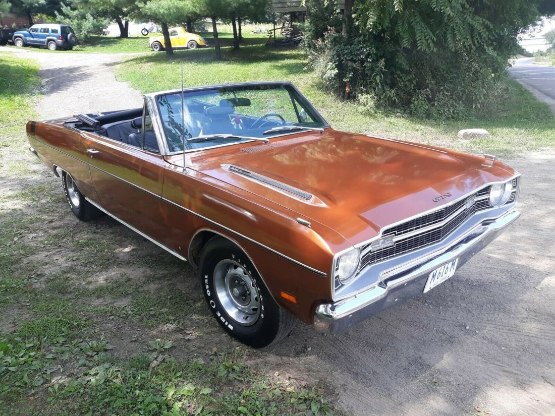 1969 Dodge Dart GTS Convertible 340 4 Barrel Survivor Mopar 1969 Dodge Dart