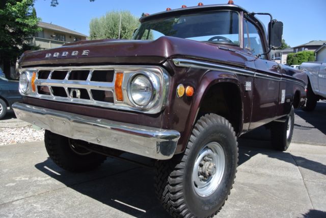 1969 dodge power wagon W200 camper special 4X4 1969 Dodge Power Wagon Camper Special