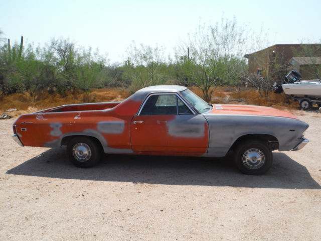 1969 Chevrolet El Camino Real Deal SS396 Factory Hugger Orange Soild AZ Car - photo 4
