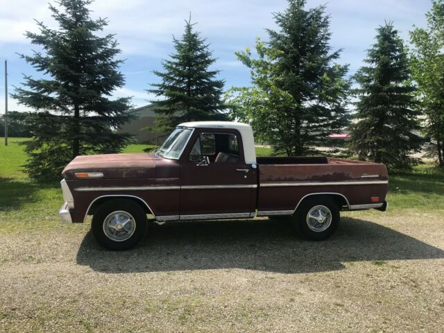 1969 F100 SWB shortbed Ranger 360 manual on tree 1969 Ford F-100 Ranger