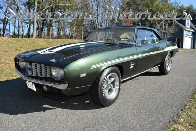 1969 Fathom Green Camaro COPO 427cid - 425hp 4 Speed Rare Pristine car 1969 Chevrolet Camaro