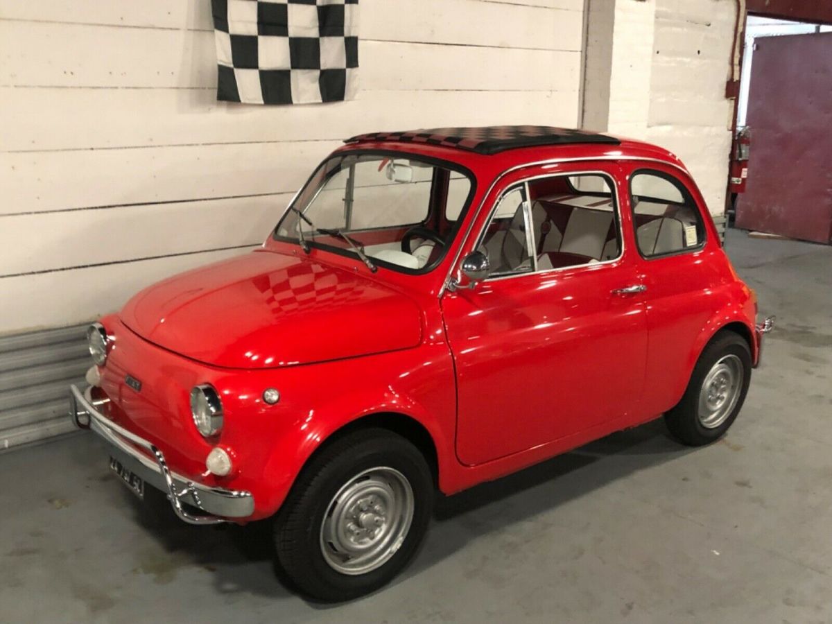 1969 Fiat 500 Classic 650 cc Engine Mint Condition Premium Interior No Reserve 1969 Fiat 500