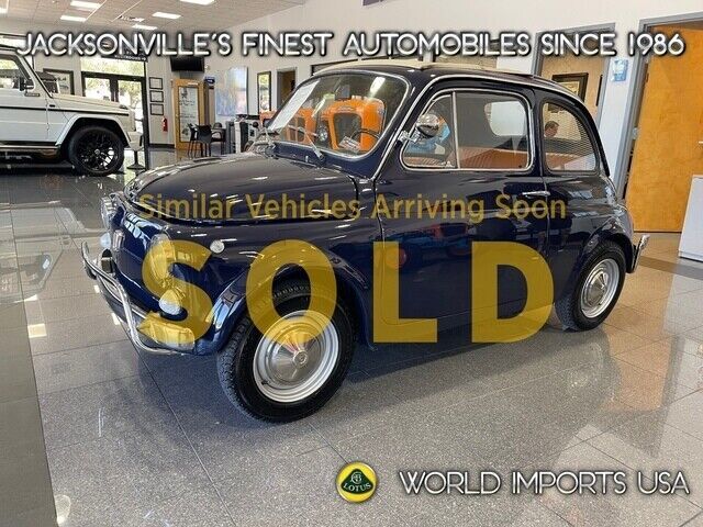 1969 FIAT 500 COUPE - (RESTORED COLLECTOR SERIES) 1969 FIAT 500 COUPE - (RESTORED COLLECTOR SERIES)