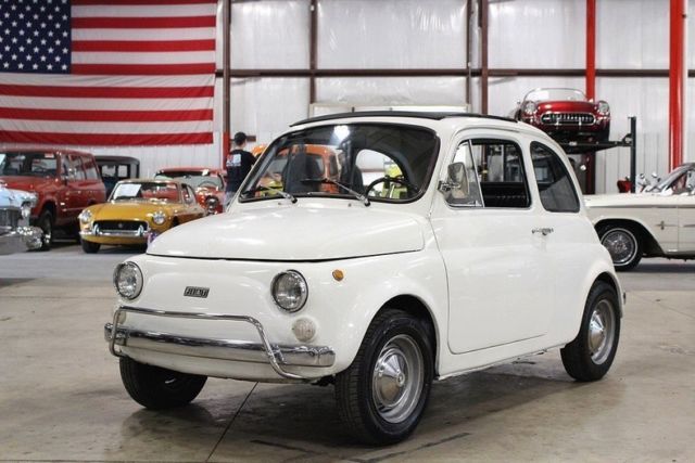 1969 Fiat 500L 28530 Miles White Coupe 592cc I2 4 Speed Manual 1969 Fiat 500L --