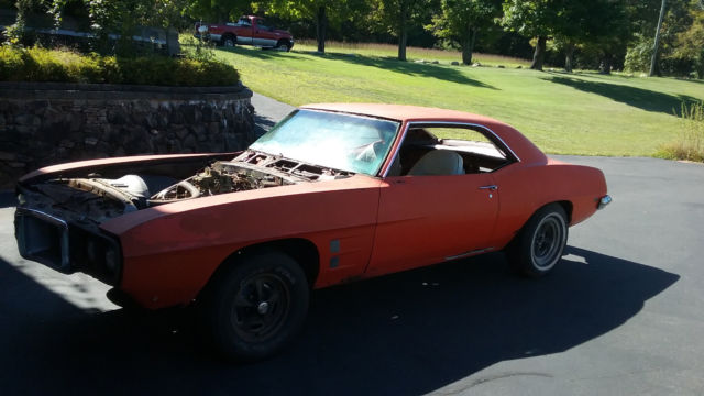 1969 Firebird 400 Clone Carousel Red AC 1969 Pontiac Firebird