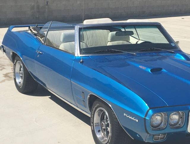 1969 FIREBIRD CONVERTIBLE 4SPEED 455 1969 Pontiac Firebird