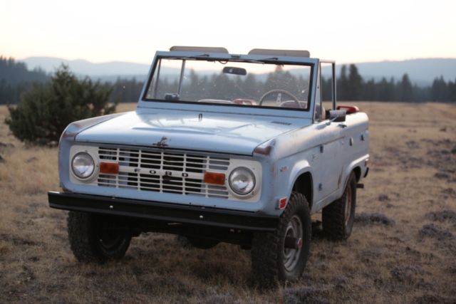 1969 Ford Bronco, uncut, resto-Mod, derelict, with original patina! 1969 Ford Bronco