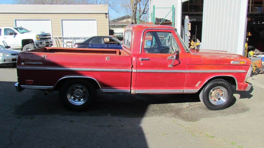 1969 Ford F100 Ranger 390 4 speed Solid! 99.9% Rust Free! Great Patina 1969 Ford F-100 Ranger