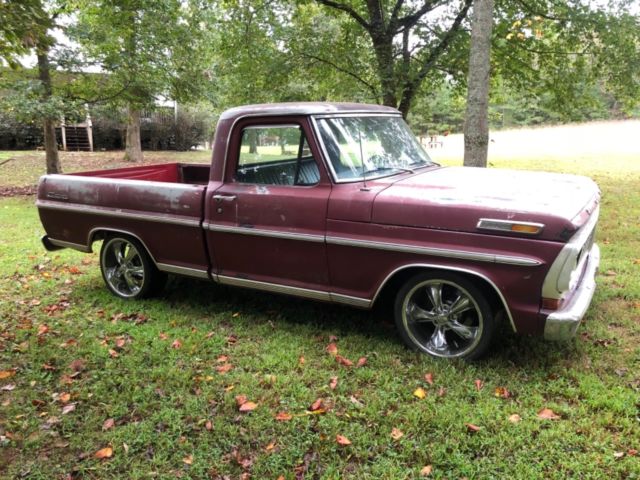1969 Ford F100 Ranger Patina Rat Bumpside GA Bill of Sale only. Youtube videos. 1969 Ford F-100