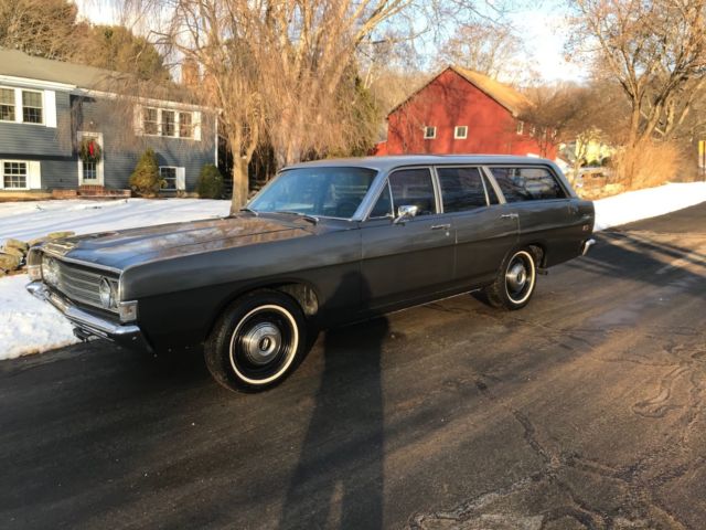 1969 FORD FAIRLANE STATION WAGON 3 SPEED WITH POSI TRACTION 1969 Ford Fairlane BASE