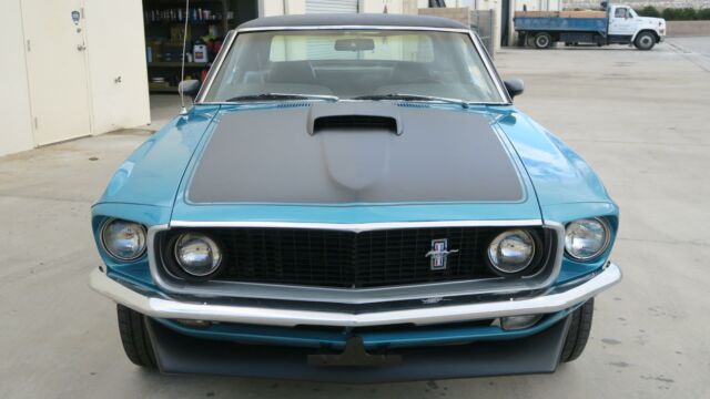 1969 Ford Mustang 302 F CODE! AC! P/S! GULF STREAM AQUA! CLEAN! - photo 2