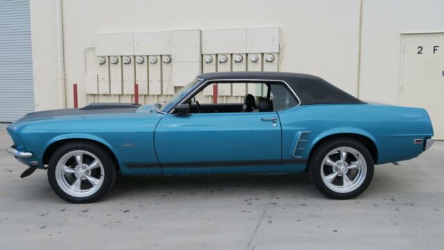 1969 Ford Mustang 302 F CODE! AC! P/S! GULF STREAM AQUA! CLEAN! - photo 3