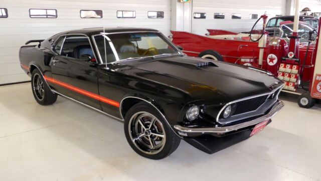 1969 Ford Mustang 68270 Miles Black 2 Door Hard Top 351 Manual 4-Speed 1969 Ford Mustang --