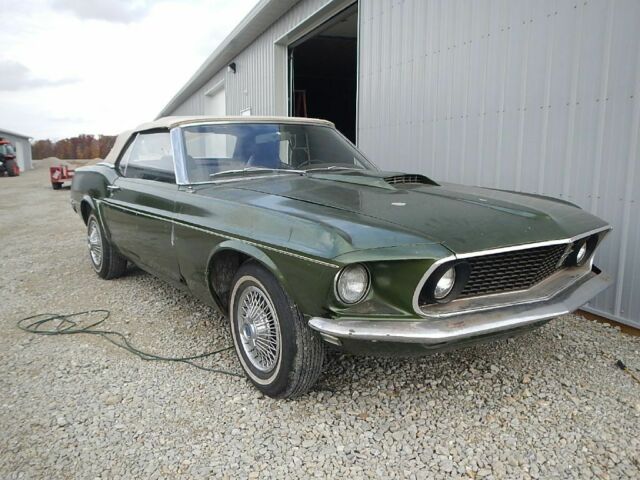 1969 FORD MUSTANG 75959 Miles GREEN Automatic 1969 Ford Mustang --