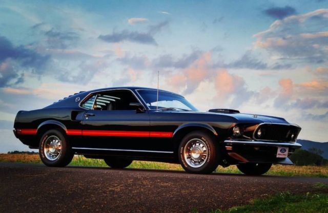 1969 Ford Mustang, Black with 0 Miles available now! 1969 Ford Mustang -MACH 1-FACTORY R CODE COBRA JET 428-DULUXE MARTI