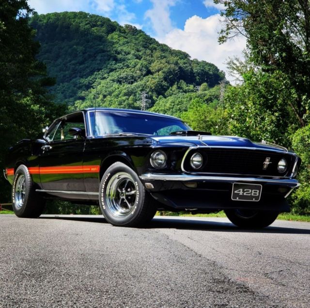 1969 Ford Mustang -MACH 1-FACTORY R CODE COBRA JET 428-DULUXE MARTI - photo 8